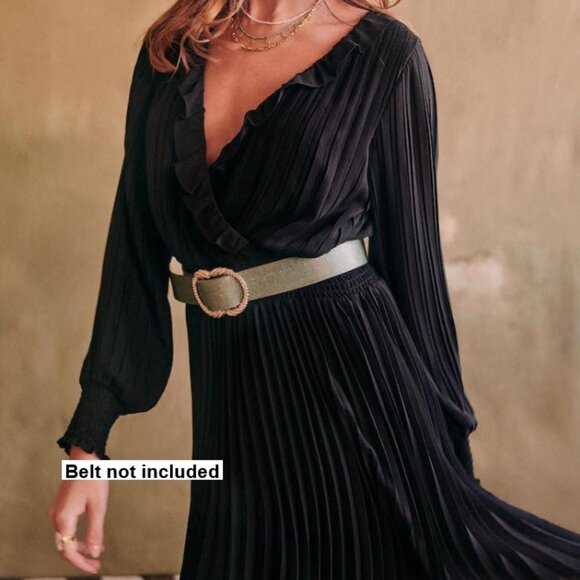 *NEW Sezane Pleated Dress Size 4 - Picture 1 of 11